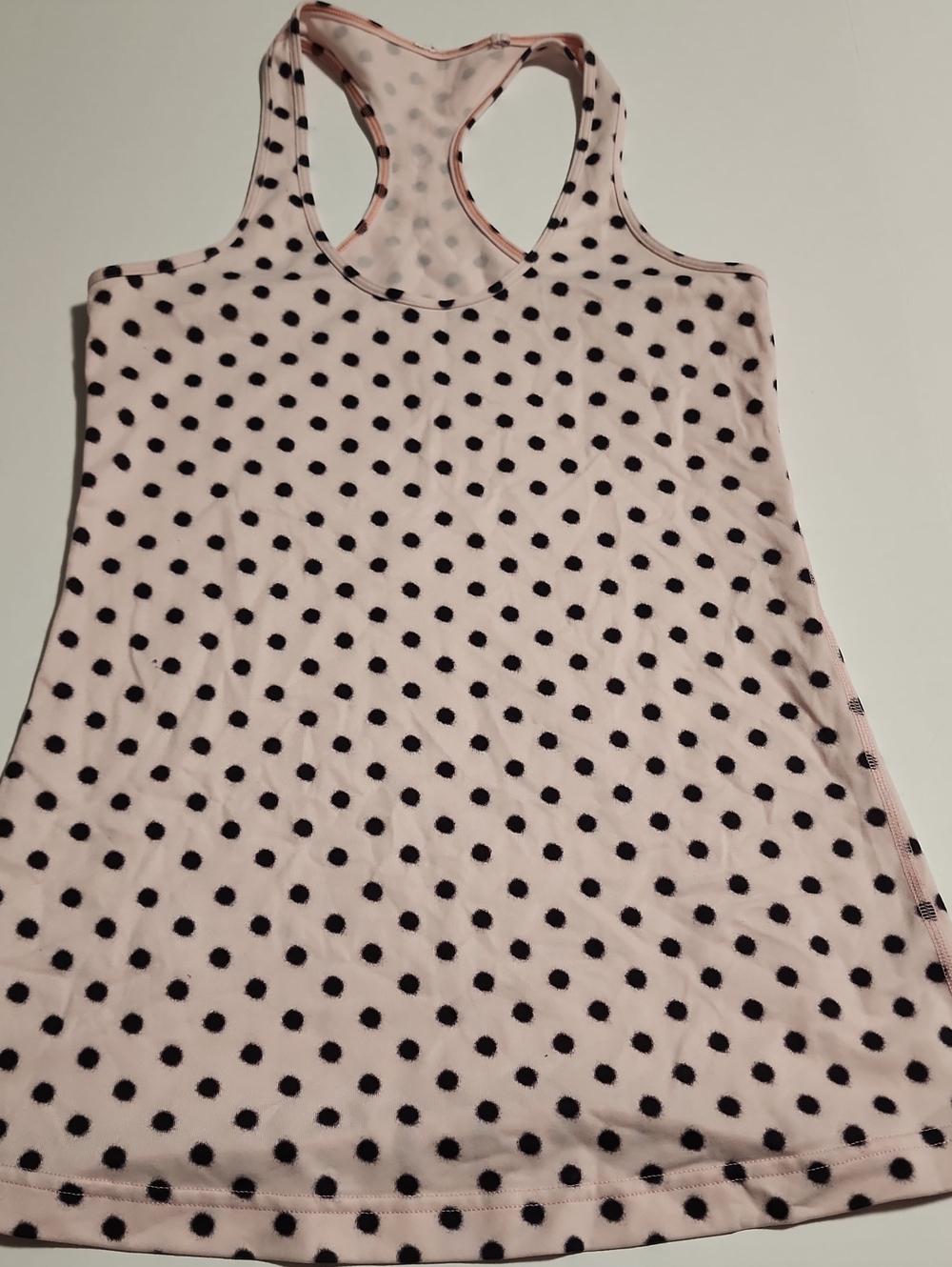 Lululemon Cool Racerback High Noon Dot Blush Quartz / Black - Picture 6 of 8